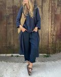 Carolyn™ Chic en Comfortabel Set | Gecoördineerde Top en Relaxed-Fit Broeken