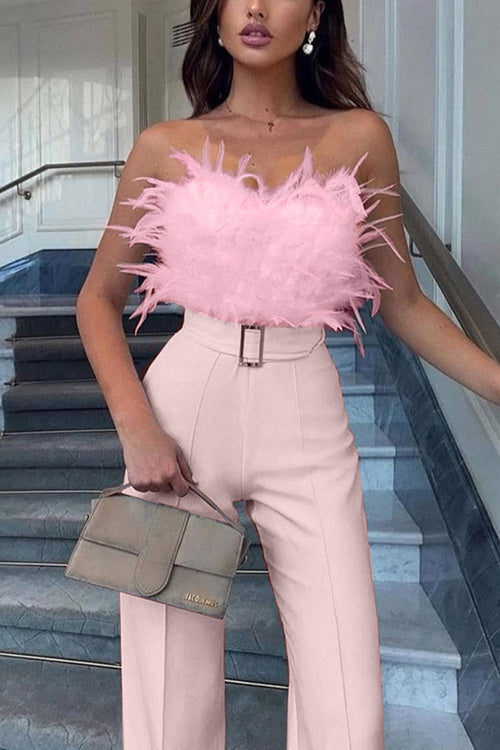 Veer Sexy Off Shoulder Mouwloos Slank Jumpsuit