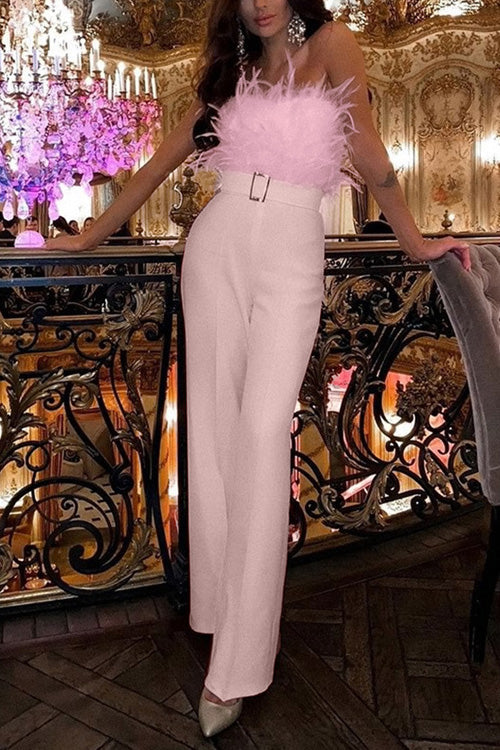 Veer Sexy Off Shoulder Mouwloos Slank Jumpsuit