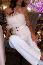 Veer Sexy Off Shoulder Mouwloos Slank Jumpsuit