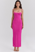 Delilah | Jurk Met Kantdetails