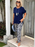 Leticia™ Losse Twee-Delige Set | Relaxed-Fit Top en Vloeiende Broek