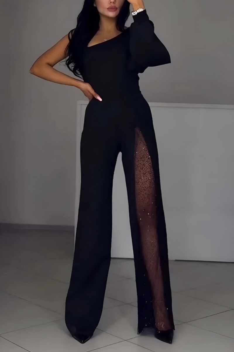 Ines - Moderne jumpsuit met brede pijpen