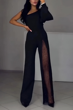 Ines - Moderne jumpsuit met brede pijpen