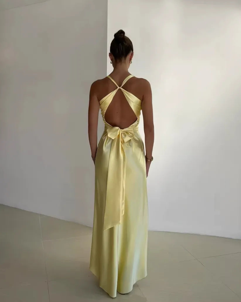 Ismay | Glanzende Satijnen Gown