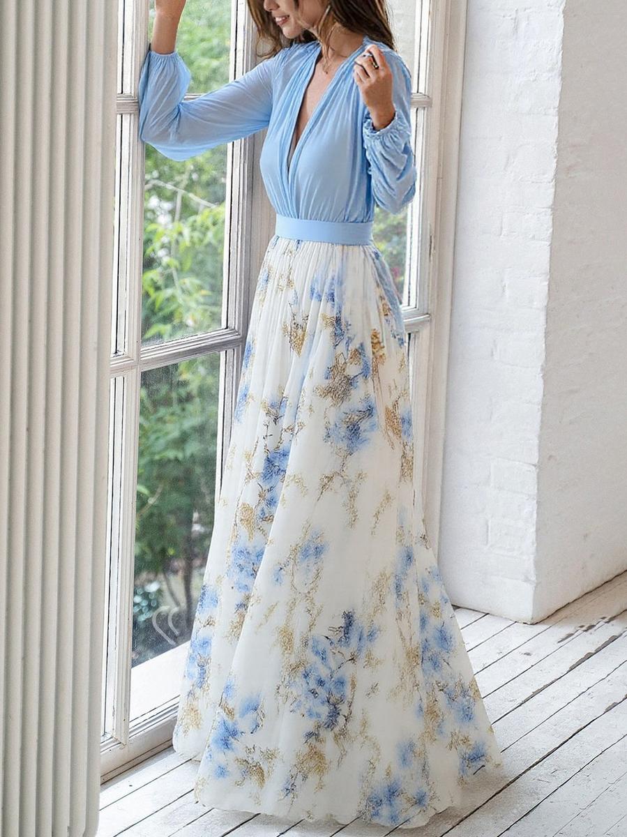 Harper™ | Mooie Maxi-Jurk Met Bloemenprint