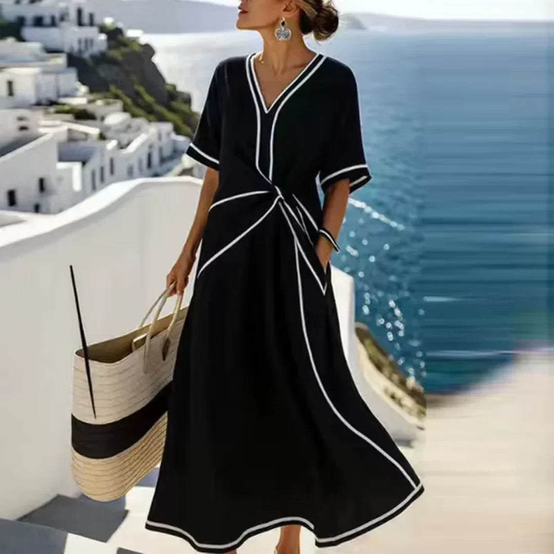 Athena - Elegante Flatterende Jurk