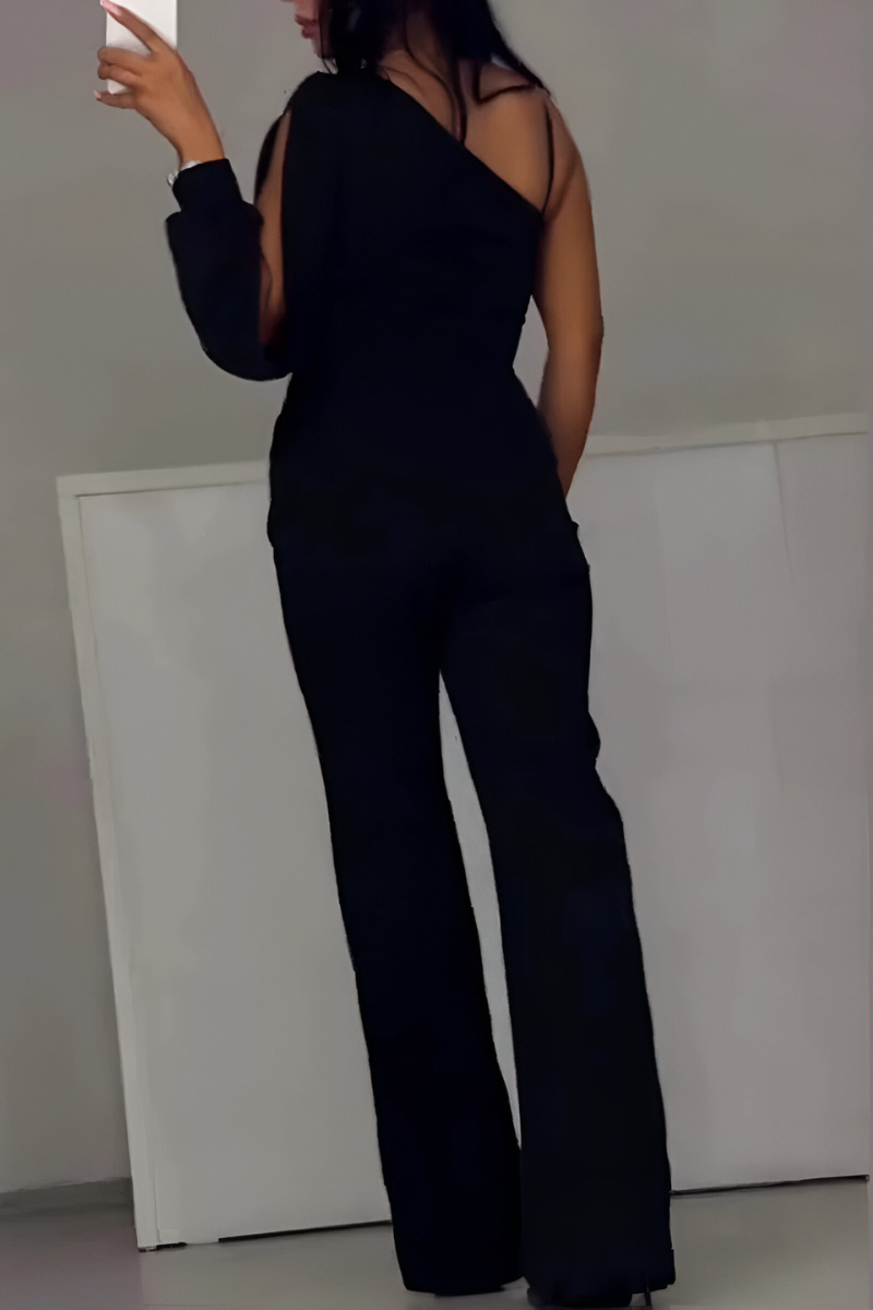 Ines - Moderne jumpsuit met brede pijpen