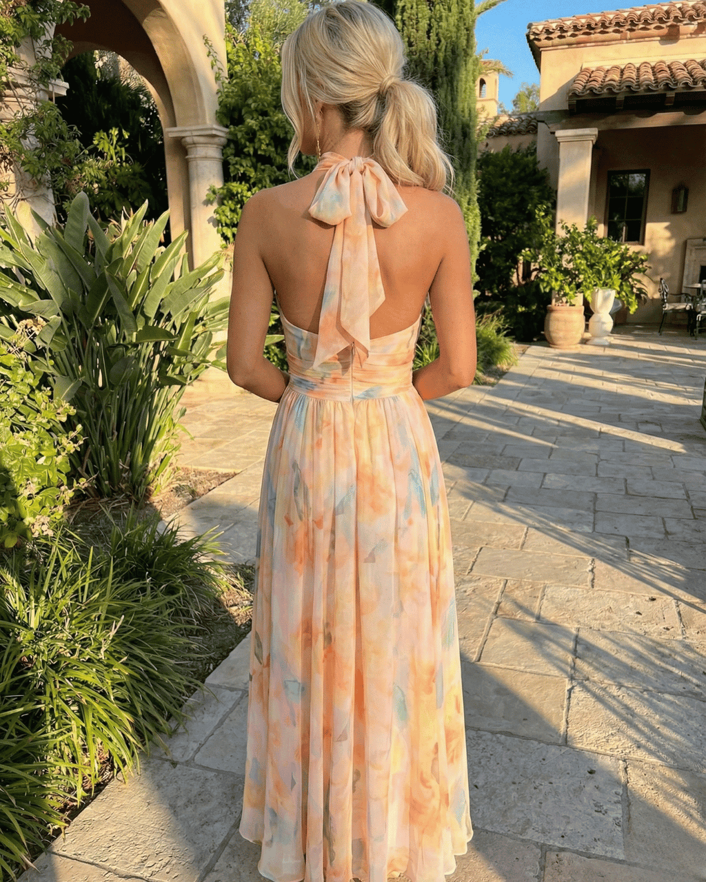 Ava™ | Blossom Midi Jurk