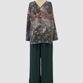 Aurora™ Elegante Gedrukte Twee-Delige Set | Bloemen Comfort Co-Ord