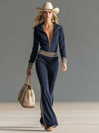 Radzisława - sportieve jumpsuit met capuchon