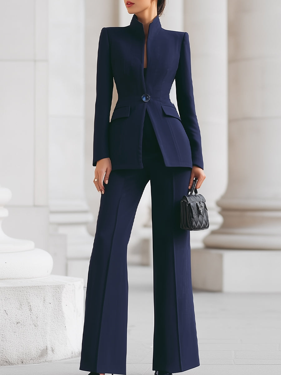 Flora™ Twee-delige Set | Tailored Blazer en Wijde Broek