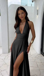 Persis | Skyfall Split Gown