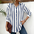 Lana – Blouse met klassieke strepen en moderne elegantie