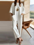Katoenen Rekbare Losse Jumpsuit