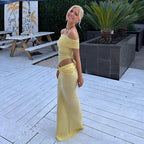 Quelina | Sunveil Draped Dress