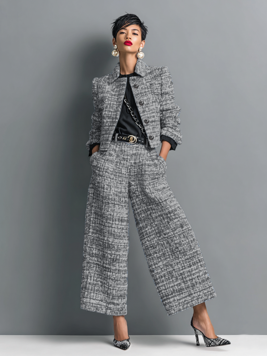 Akira™ Stijlvol Twee-Delig Set | Modern Tailored Co-Ord
