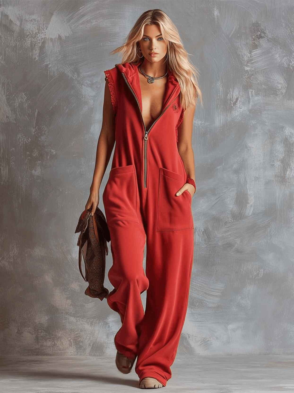 Danuta – sportieve retro jumpsuit