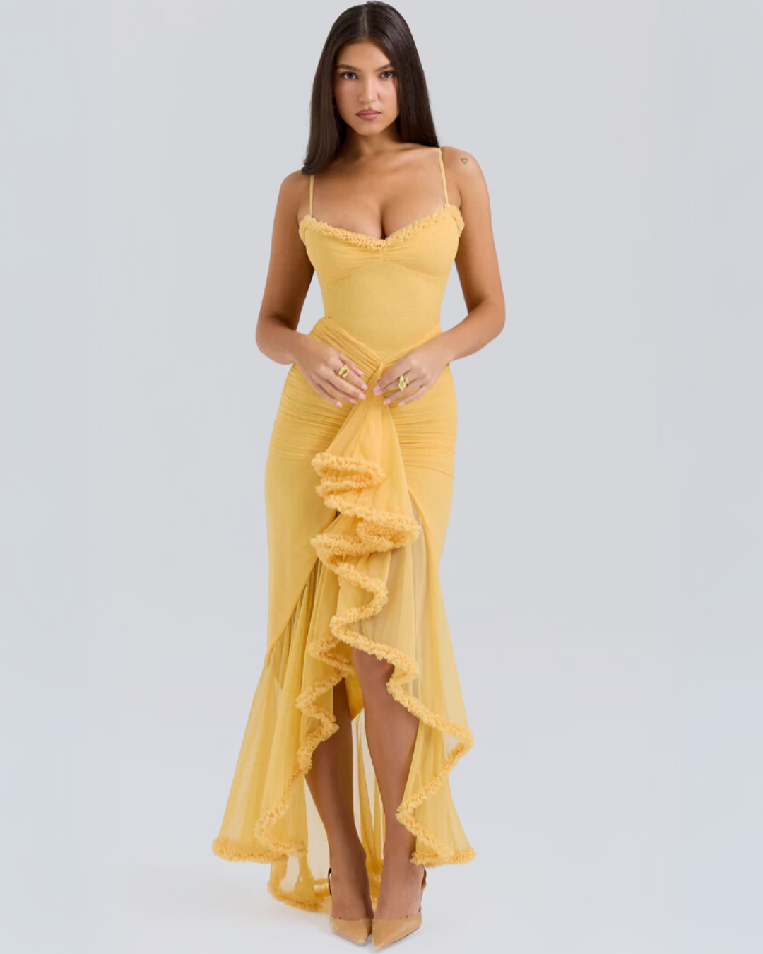 Florence | Romantische Ruffle Jurk