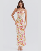 Ginevra | Flatterende Bloemenjurk