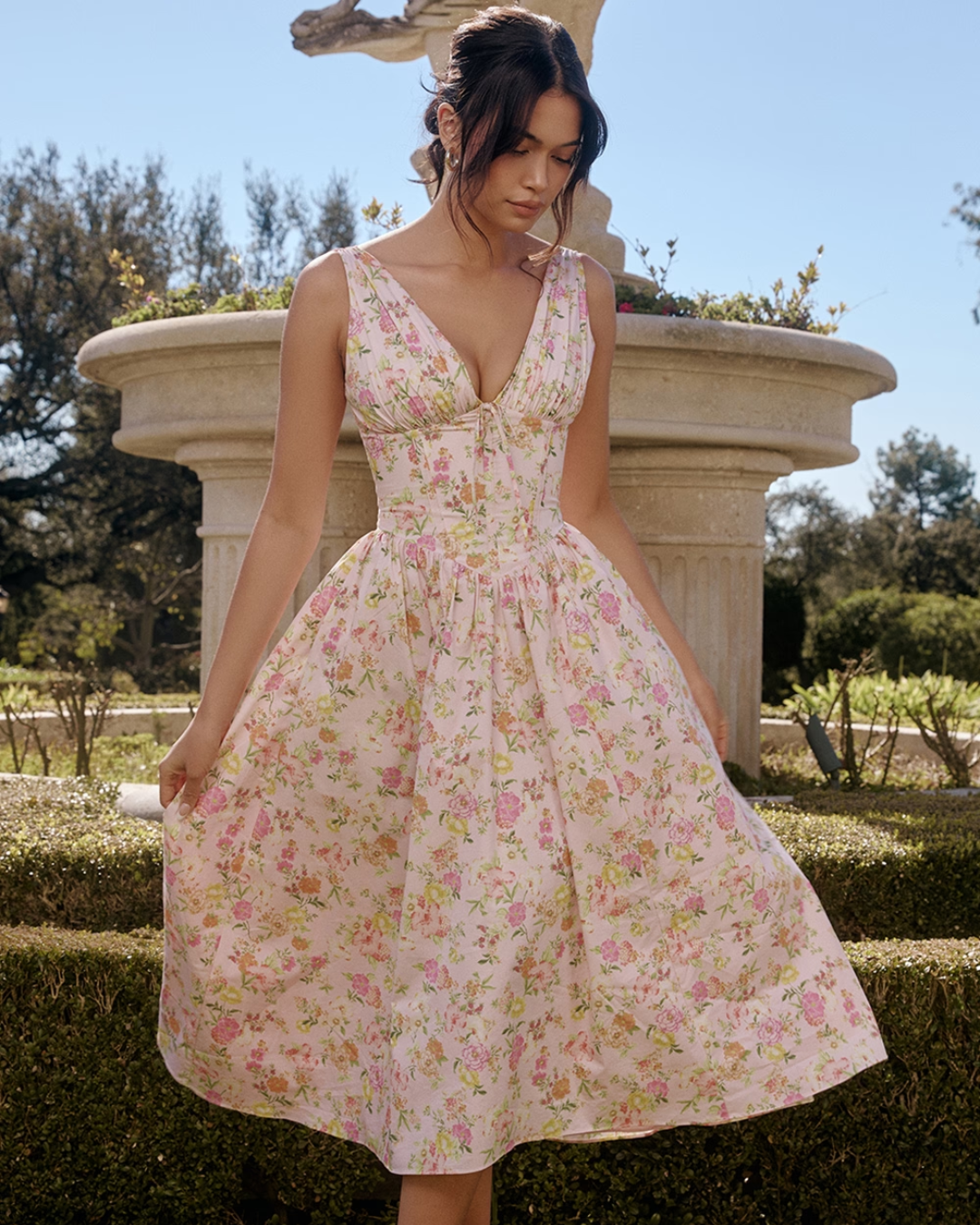 Rosie | Tijdloze Bloemen Midi