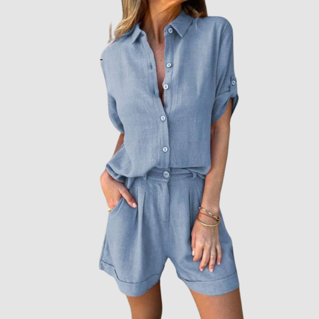Alba™ Zomer Set | Lichtgewicht Top en Relaxed Broek