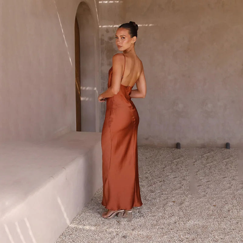 Sorrel | Stralende Satijnen Gown
