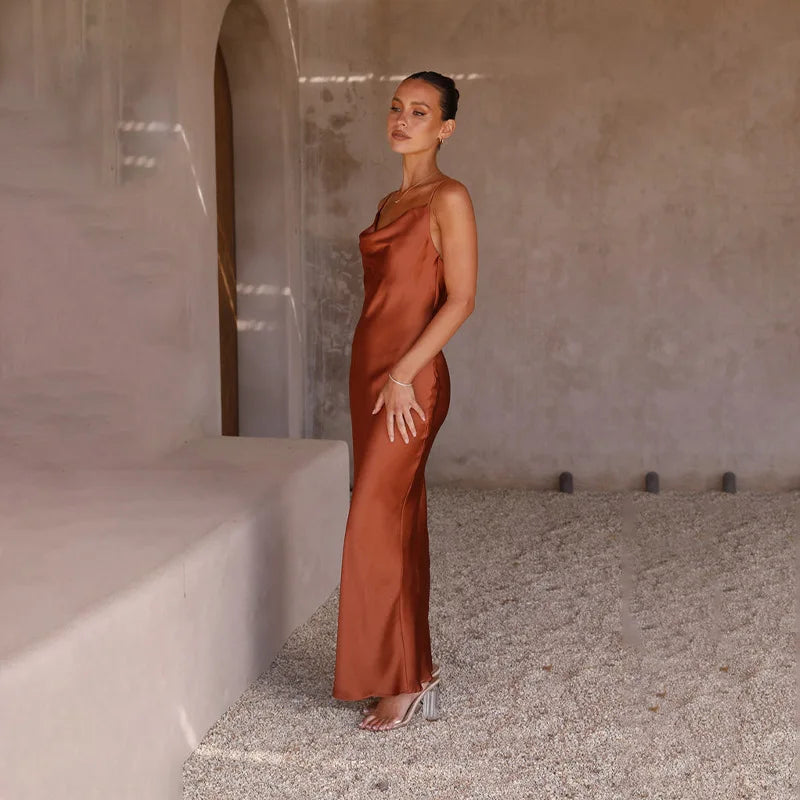 Sorrel | Stralende Satijnen Gown
