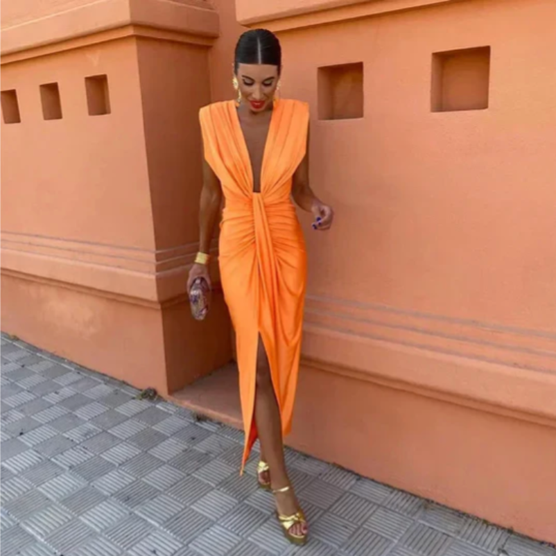 Lily | Elegante Plissé Jurk