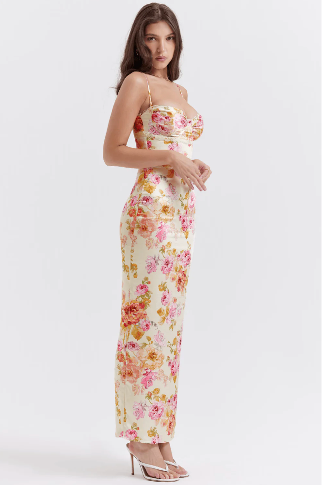 Ginevra | Flatterende Bloemenjurk
