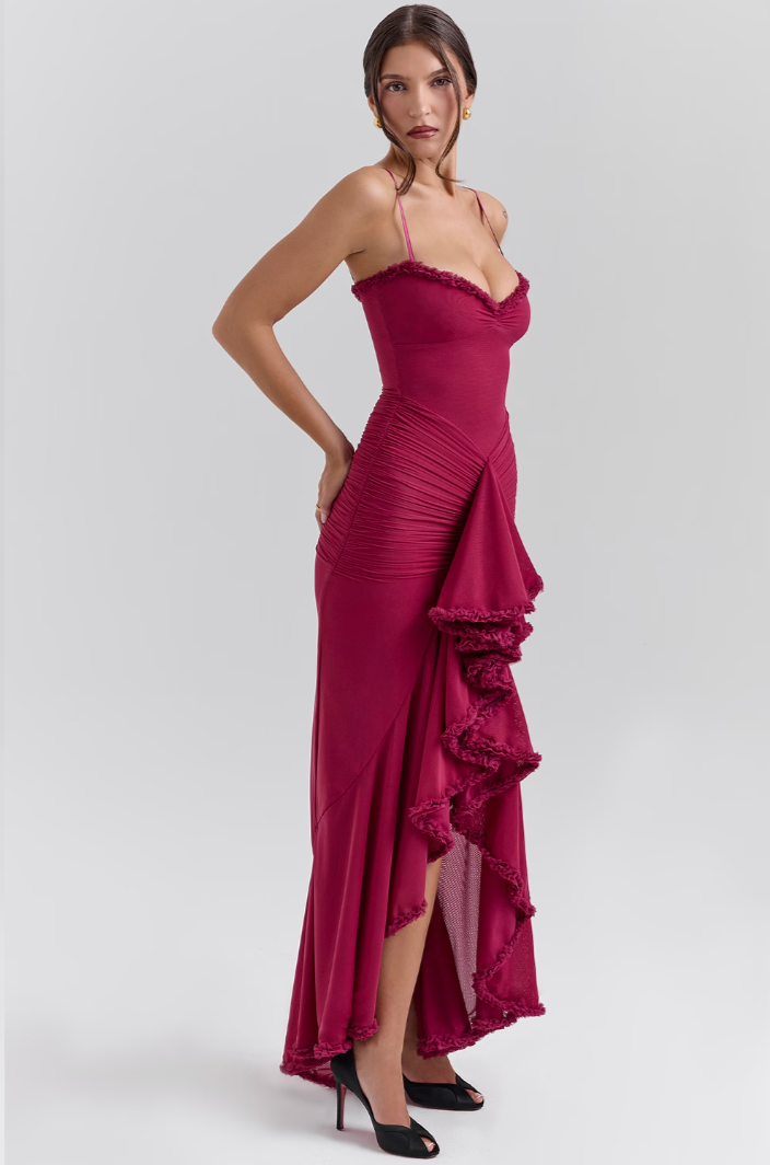 Florence | Romantische Ruffle Jurk
