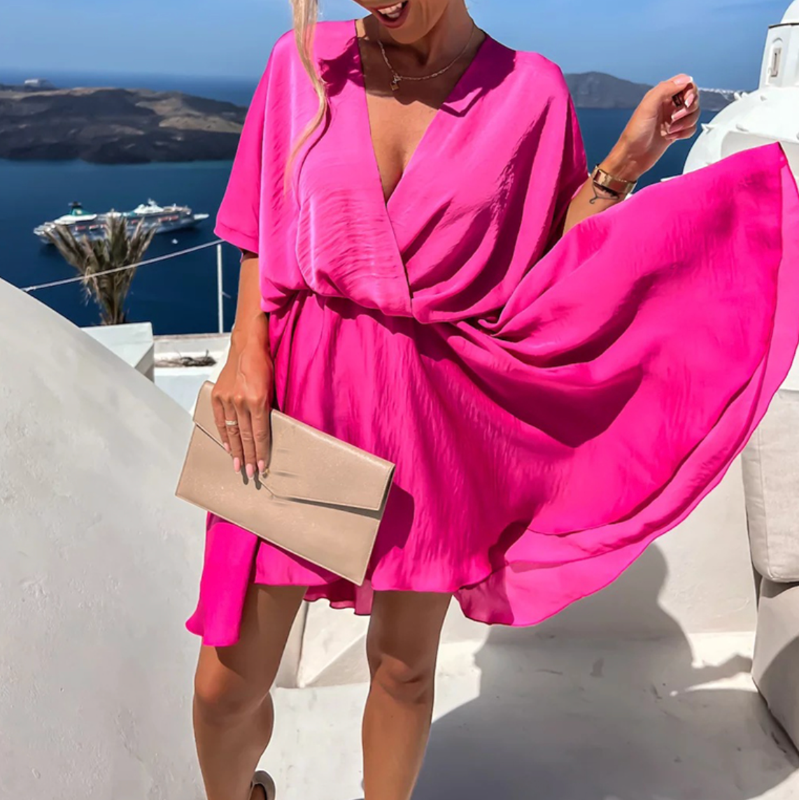 Gretha | Twist Mini Jurk