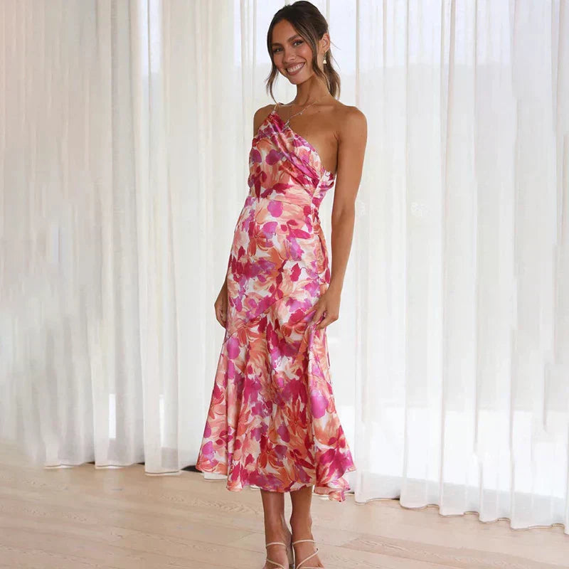 Zenobia | Petal Flame Jurk