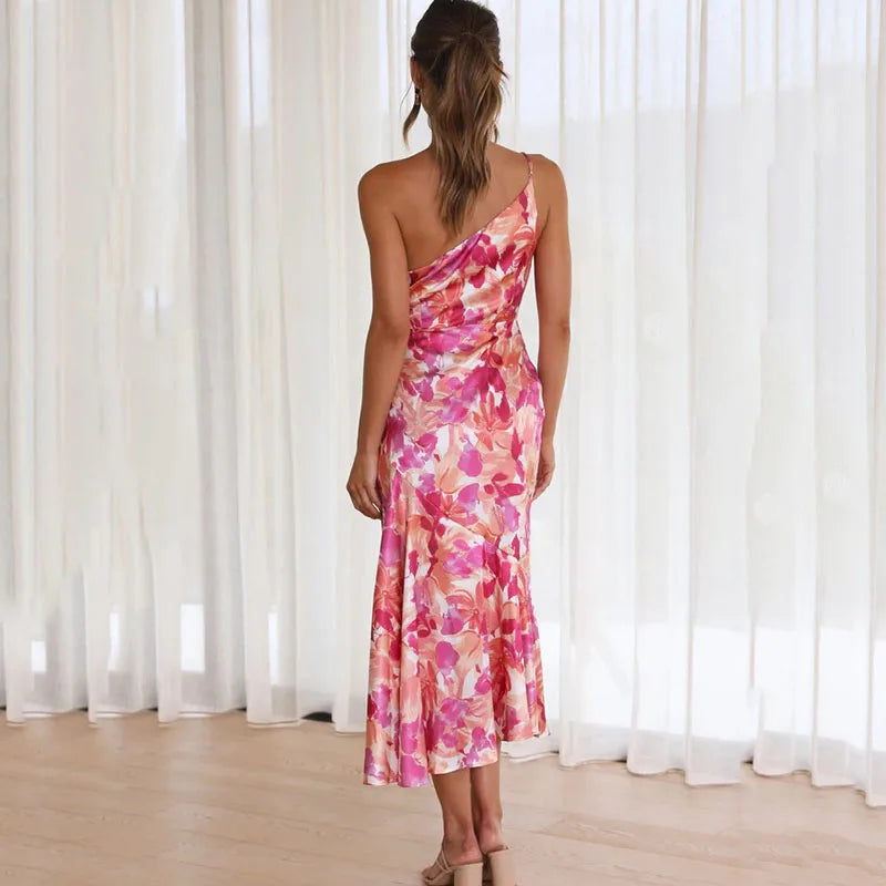 Zenobia | Petal Flame Jurk