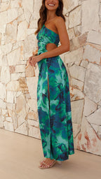 Rowena | Tropic Flame Gown