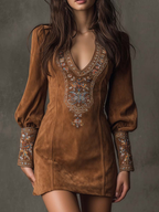 Sahara | Mini vintage jurk