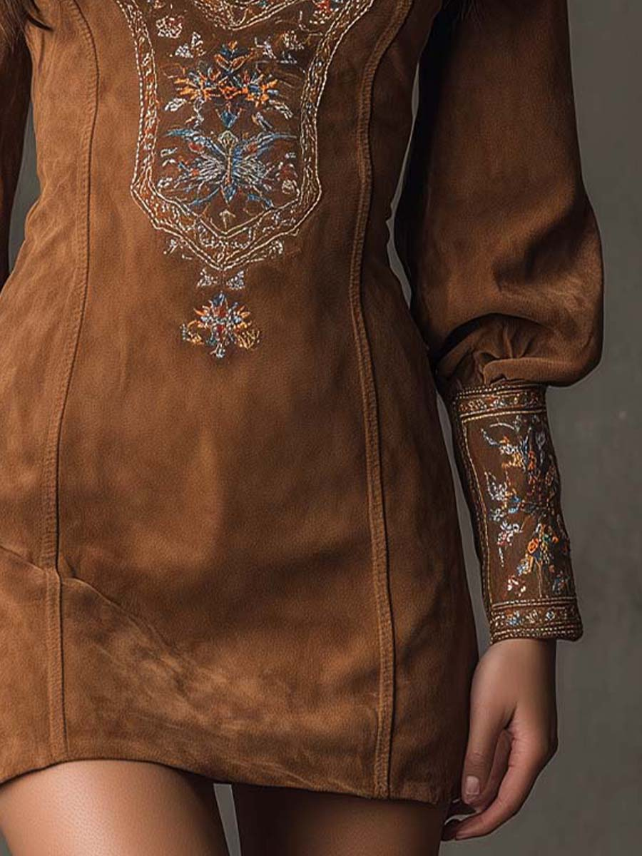 Sahara | Mini vintage jurk