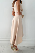 Rosamund | Jurk Met Roze Patroon