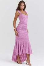 Victoria | Regal Draped Dress