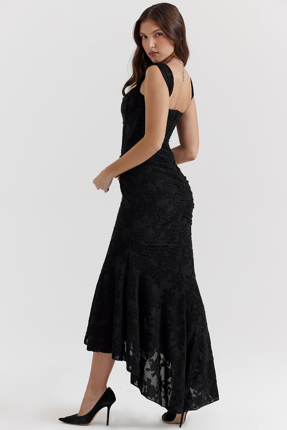 Victoria | Regal Draped Dress