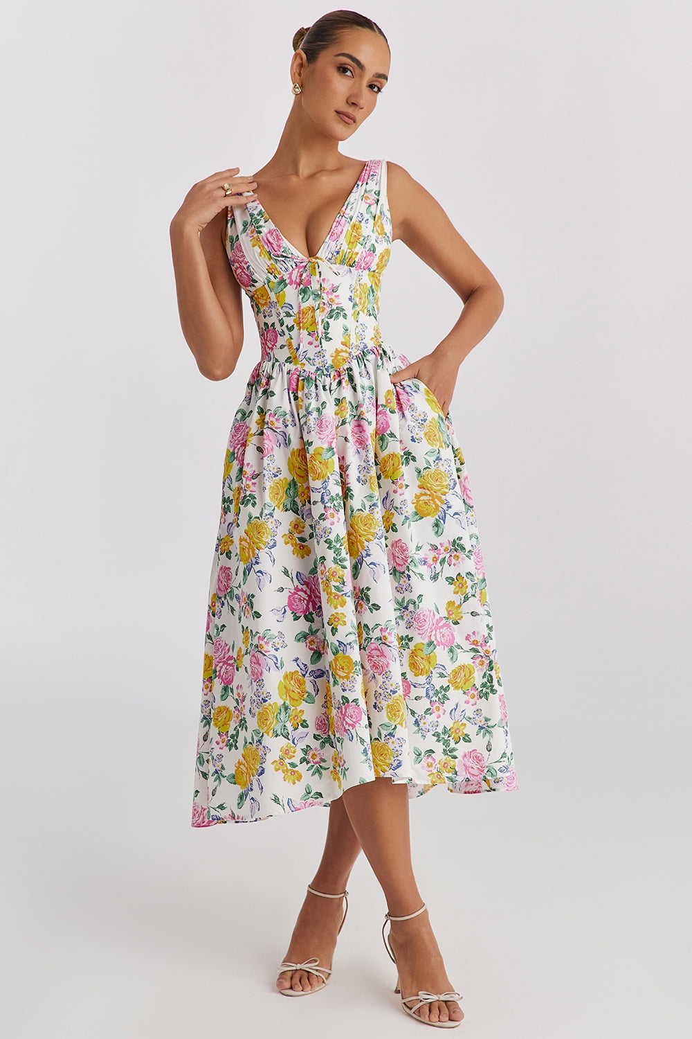Rosie | Tijdloze Bloemen Midi