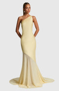 Carmen - Eéngeschouder Mesh Gown