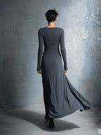 Naiara ❘ Maxi-jurk met zijden knoop