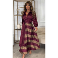Yvonne | Gestreepte Maxi Jurk