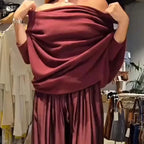 Georgina™ Elegante Off-Shoulder Set | Moderne Verfijning met een Onberispelijke Drape